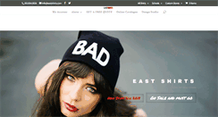 Desktop Screenshot of eastshirts.com