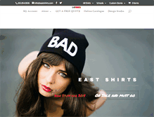 Tablet Screenshot of eastshirts.com